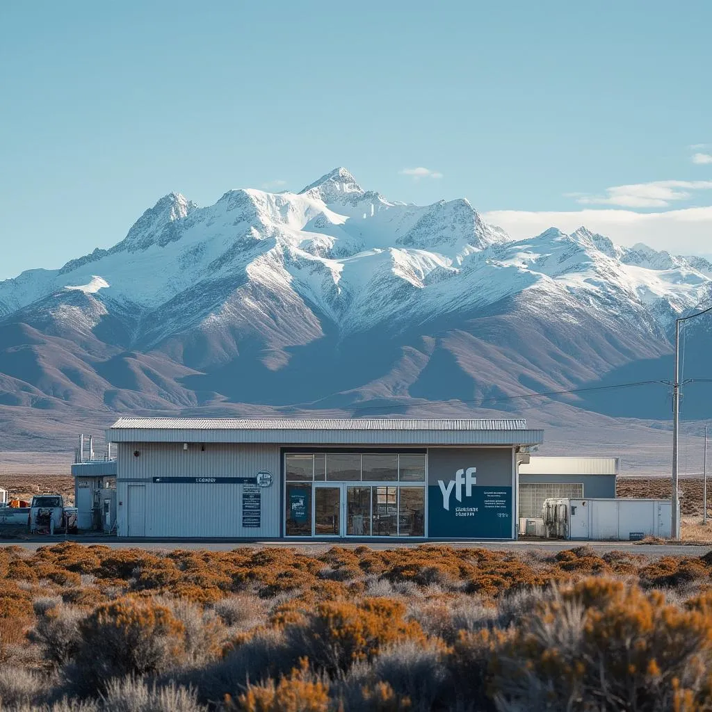 Estación YPF en Patagonia
